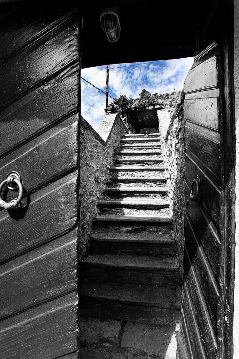 le Scale esterne per accedere alla terrazza Castè Style.